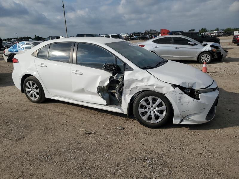 5YFEPMAE5MP153343 - 2021 TOYOTA COROLLA LE WHITE photo 4