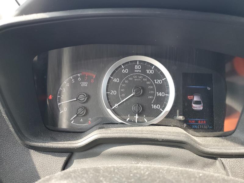 5YFEPMAE5MP153343 - 2021 TOYOTA COROLLA LE WHITE photo 9