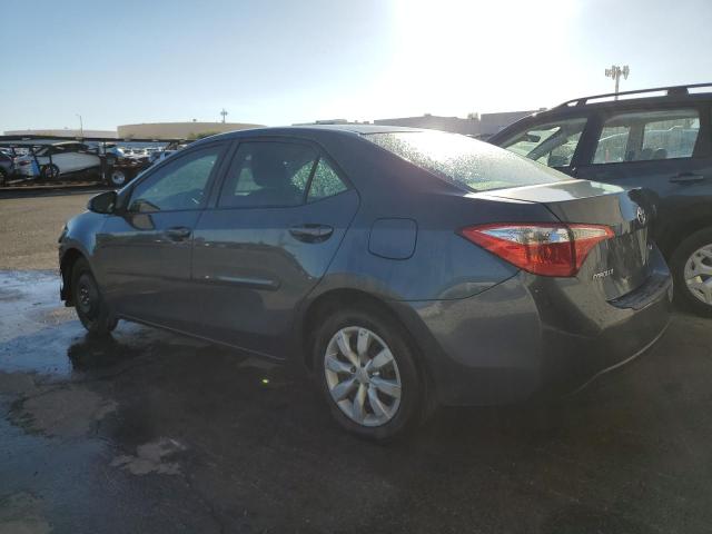 2T1BURHE1GC612211 - 2016 TOYOTA COROLLA L GRAY photo 2