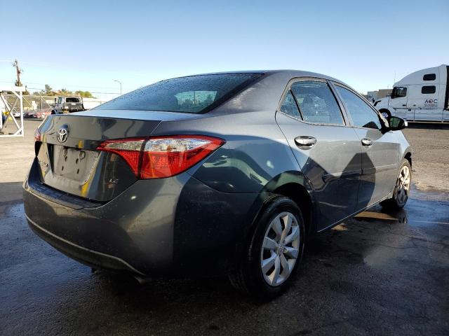 2T1BURHE1GC612211 - 2016 TOYOTA COROLLA L GRAY photo 3