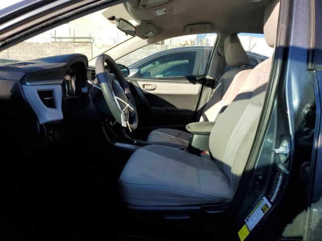 2T1BURHE1GC612211 - 2016 TOYOTA COROLLA L GRAY photo 7