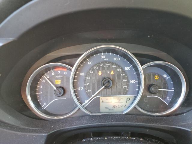 2T1BURHE1GC612211 - 2016 TOYOTA COROLLA L GRAY photo 9