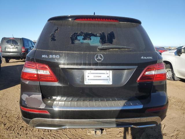 4JGDA5HB1FA529165 - 2015 MERCEDES-BENZ ML 350 4MATIC BLACK photo 6