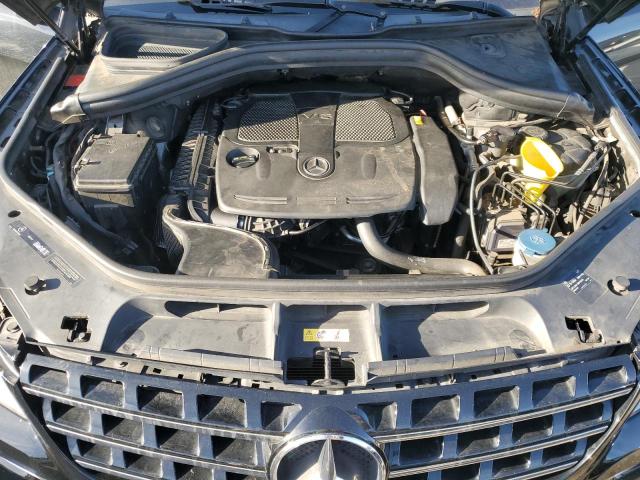 4JGDA5HB5CA033345 - 2012 MERCEDES-BENZ ML 350 4MATIC BLACK photo 12