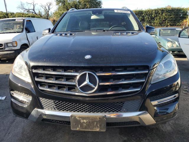 4JGDA5HB5CA033345 - 2012 MERCEDES-BENZ ML 350 4MATIC BLACK photo 5