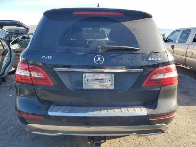 4JGDA5HB5CA033345 - 2012 MERCEDES-BENZ ML 350 4MATIC BLACK photo 6