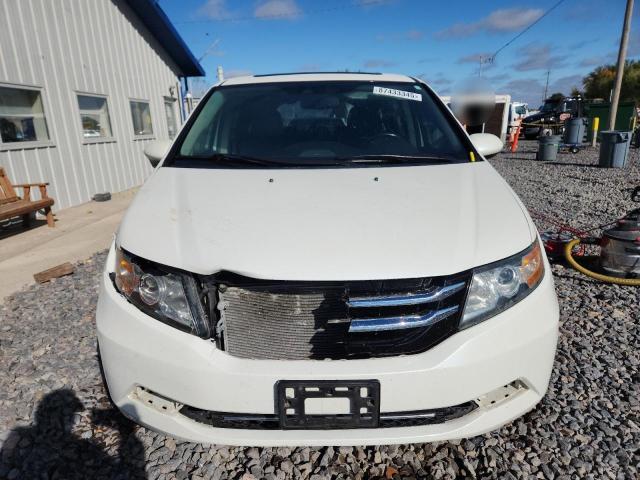 5FNRL5H67FB070920 - 2015 HONDA ODYSSEY EXL WHITE photo 5