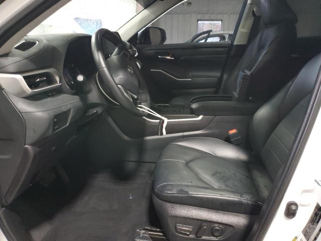 5TDGZRBH3NS581445 - 2022 TOYOTA HIGHLANDER XLE WHITE photo 7
