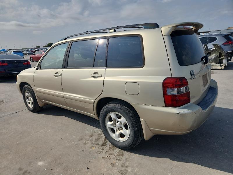 JTEGD21A660153265 - 2006 TOYOTA HIGHLANDER TAN photo 2