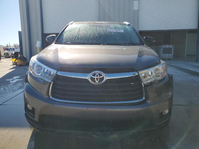 5TDKKRFH4GS137759 - 2016 TOYOTA HIGHLANDER XLE Մոխրագույն լուսանկար 5