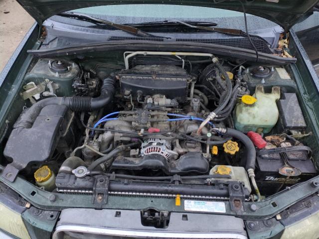 JF1SG65614H704032 - 2004 SUBARU FORESTER 2.5XS მწვანე ფოტო 11