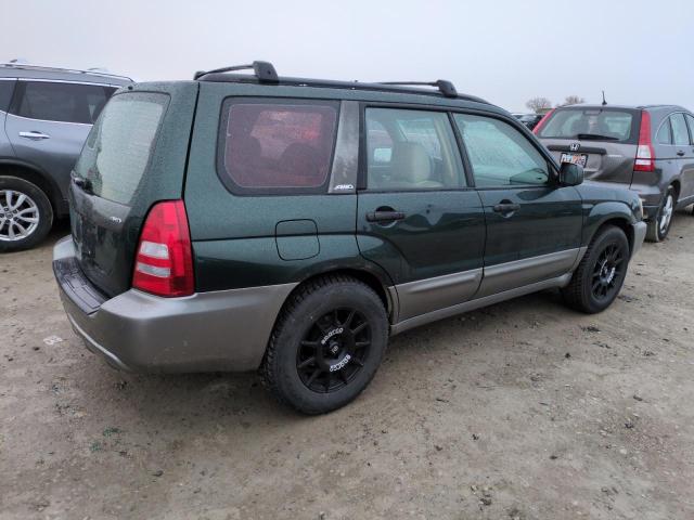 JF1SG65614H704032 - 2004 SUBARU FORESTER 2.5XS მწვანე ფოტო 3