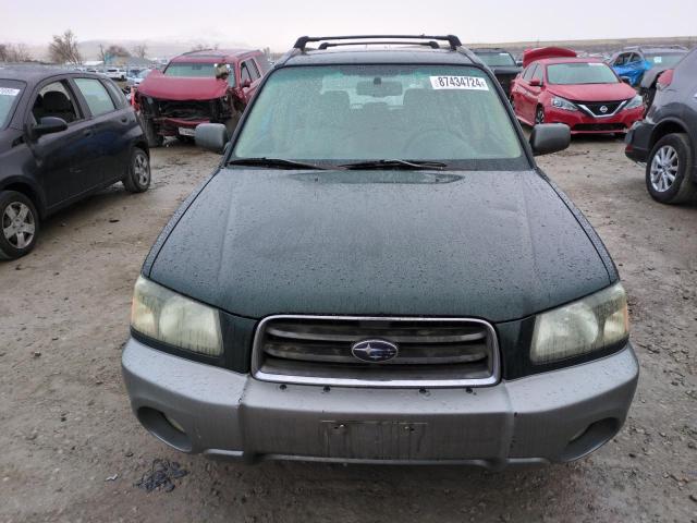 JF1SG65614H704032 - 2004 SUBARU FORESTER 2.5XS მწვანე ფოტო 5