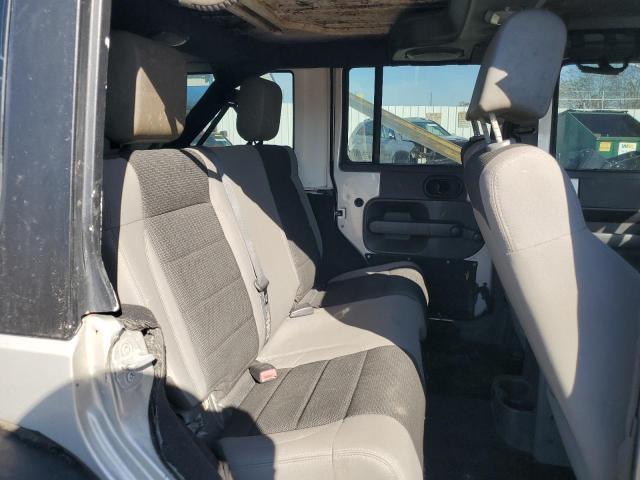 1J4GA391X7L110081 - 2007 JEEP WRANGLER X ვერცხლისფერი ფოტო 11