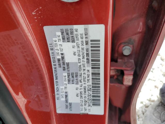 3MYDLBZV3GY135218 - 2016 TOYOTA SCION IA RED photo 12