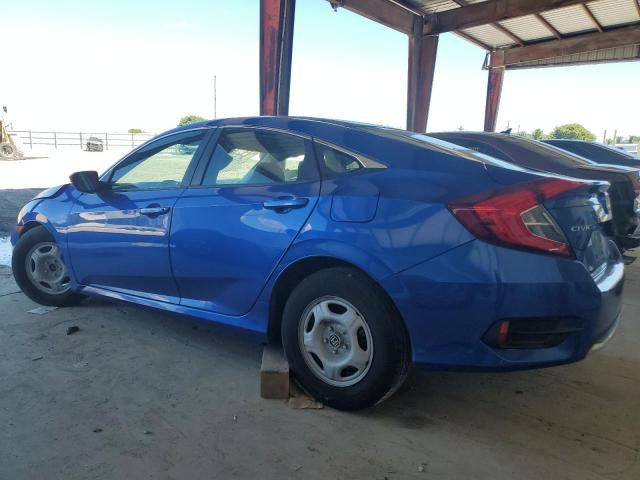 19XFC2F61KE031972 - 2019 HONDA CIVIC LX BLUE photo 2