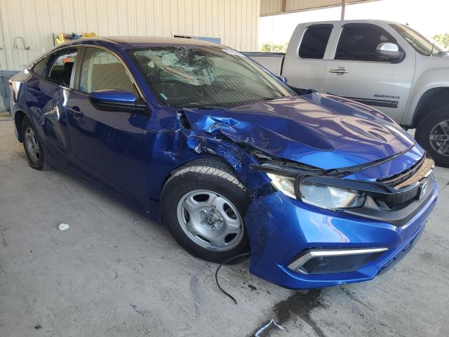 19XFC2F61KE031972 - 2019 HONDA CIVIC LX BLUE photo 4