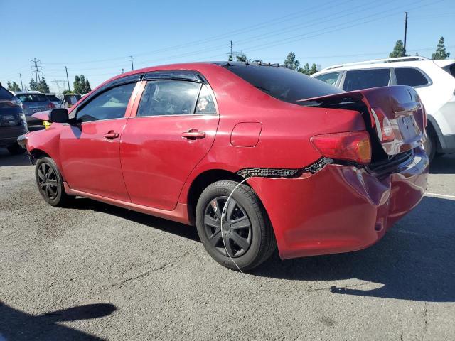 1NXBU40E59Z005289 - 2009 TOYOTA COROLLA BASE Կարմիր լուսանկար 2