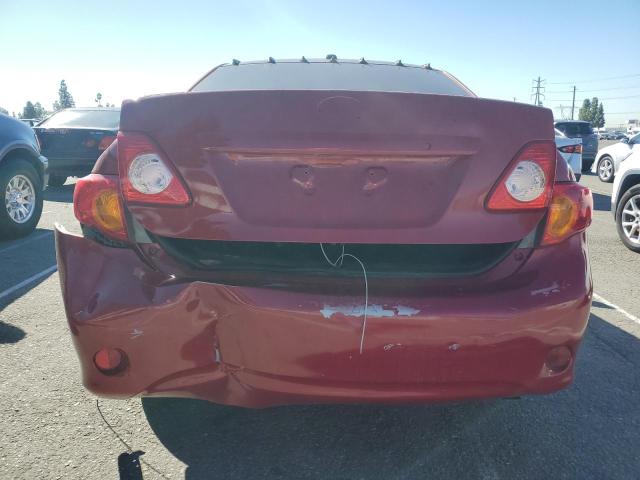 1NXBU40E59Z005289 - 2009 TOYOTA COROLLA BASE Կարմիր լուսանկար 6