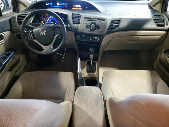 19XFB2F56CE376281 - 2012 HONDA CIVIC LX BURGUNDY photo 8