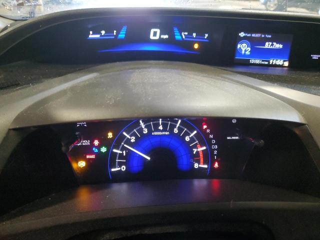 19XFB2F56CE376281 - 2012 HONDA CIVIC LX BURGUNDY photo 9