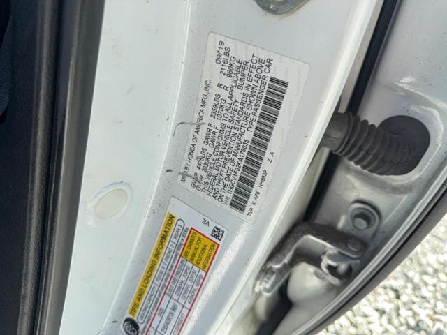 1HGCV1F32KA176035 - 2019 HONDA ACCORD SPORT Weiß Foto 10