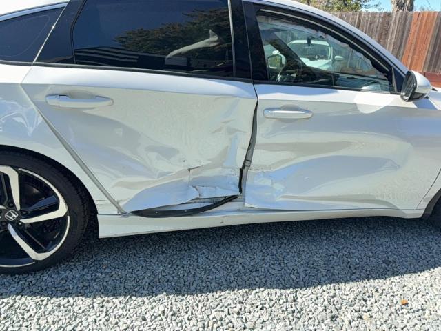 1HGCV1F32KA176035 - 2019 HONDA ACCORD SPORT Weiß Foto 11