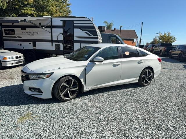 1HGCV1F32KA176035 - 2019 HONDA ACCORD SPORT Weiß Foto 2