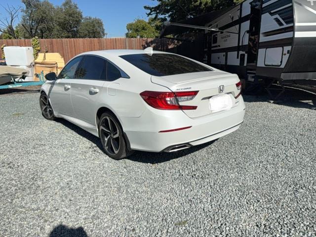 1HGCV1F32KA176035 - 2019 HONDA ACCORD SPORT Weiß Foto 3