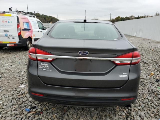 3FA6P0HD0JR125861 - 2018 FORD FUSION SE CHARCOAL photo 6