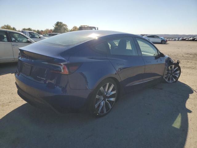 5YJ3E1EB3SF926895 - 2025 TESLA MODEL 3 ლურჯი ფოტო 3