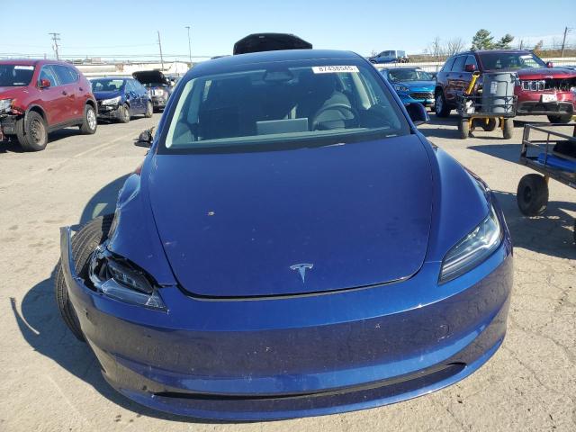 5YJ3E1EB3SF926895 - 2025 TESLA MODEL 3 ლურჯი ფოტო 5