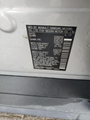 KNMAT2MT3JP523288 - 2018 NISSAN ROGUE S Gümüş fotoğraf 14