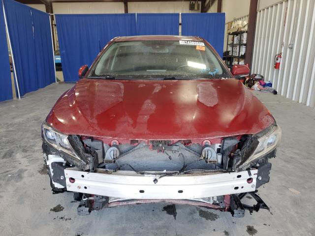 4T1R11AK0NU647276 - 2022 TOYOTA CAMRY LE BURGUNDY photo 5