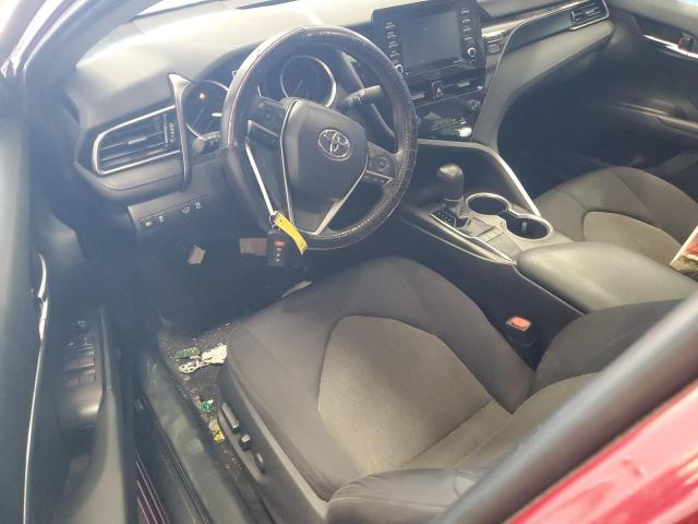 4T1R11AK0NU647276 - 2022 TOYOTA CAMRY LE BURGUNDY photo 8
