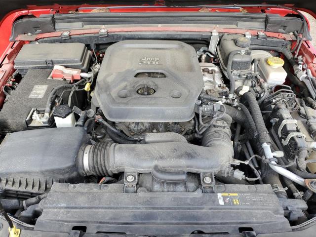 1C4GJXAN1KW510226 - 2019 JEEP WRANGLER SPORT RED photo 11