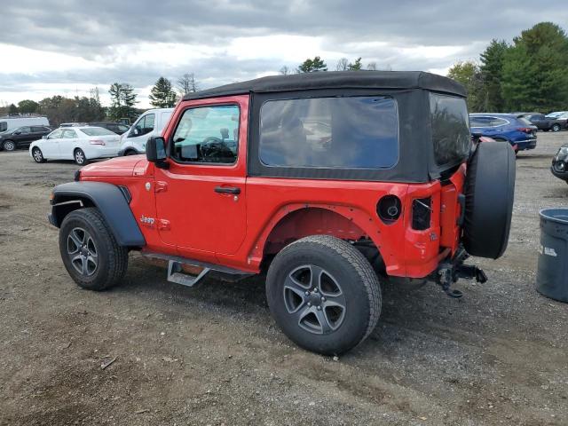 1C4GJXAN1KW510226 - 2019 JEEP WRANGLER SPORT RED photo 2