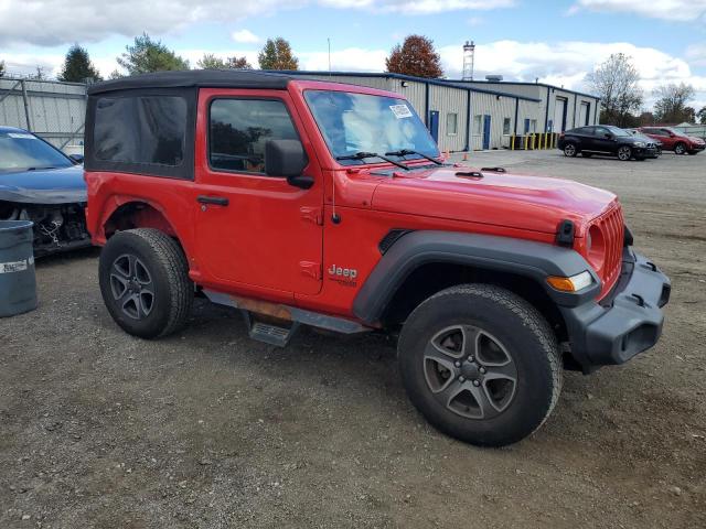 1C4GJXAN1KW510226 - 2019 JEEP WRANGLER SPORT RED photo 4