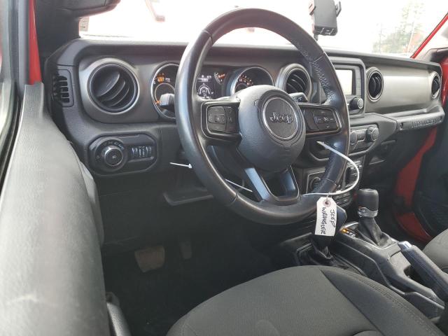 1C4GJXAN1KW510226 - 2019 JEEP WRANGLER SPORT RED photo 8