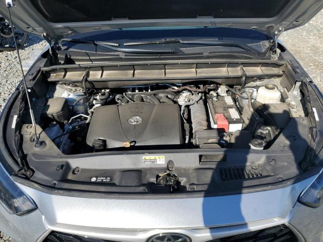 5TDGZRAH8NS142260 - 2022 TOYOTA HIGHLANDER XLE SILVER photo 12