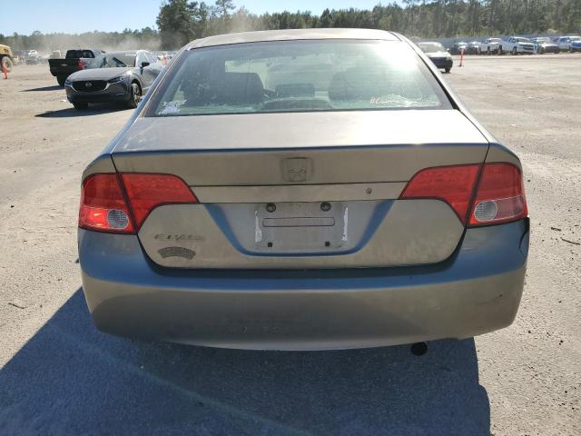 1HGFA16566L039815 - 2006 HONDA CIVIC LX GRAY photo 6