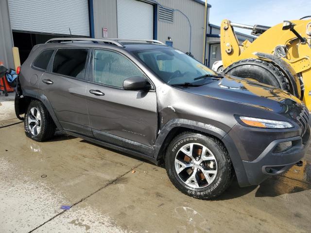 1C4PJMBS0HW602472 - 2017 JEEP CHEROKEE TRAILHAWK GRAY photo 4