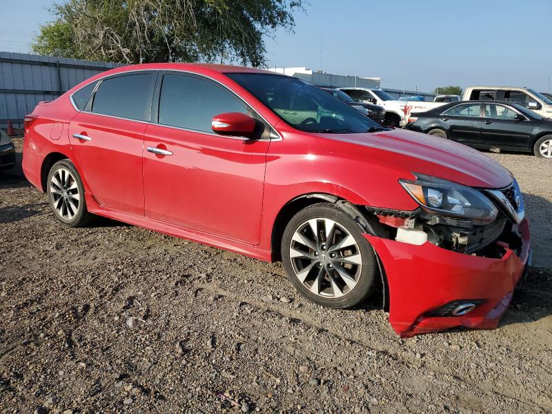 3N1AB7AP4KY299619 - 2019 NISSAN SENTRA S RED photo 4