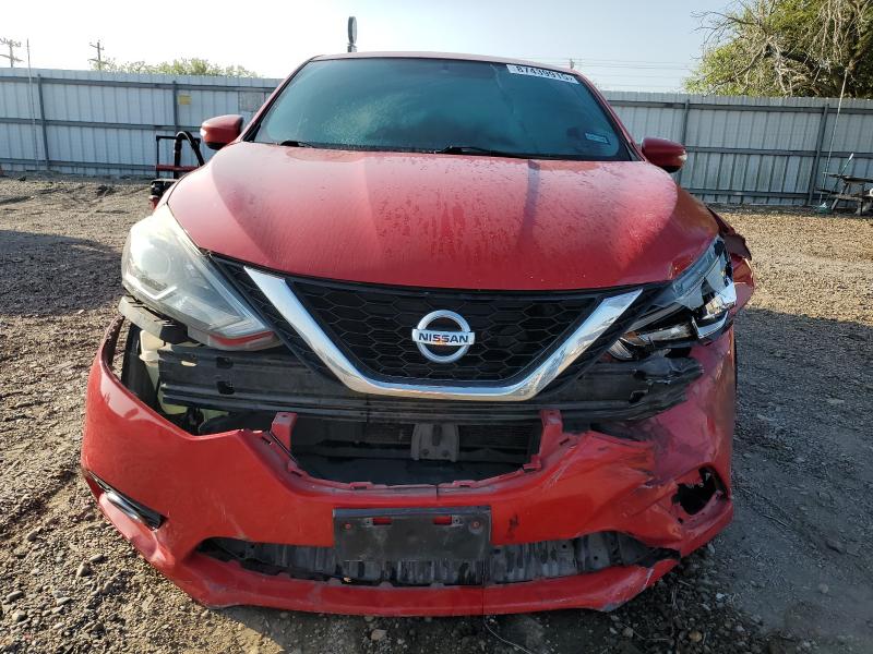 3N1AB7AP4KY299619 - 2019 NISSAN SENTRA S RED photo 5