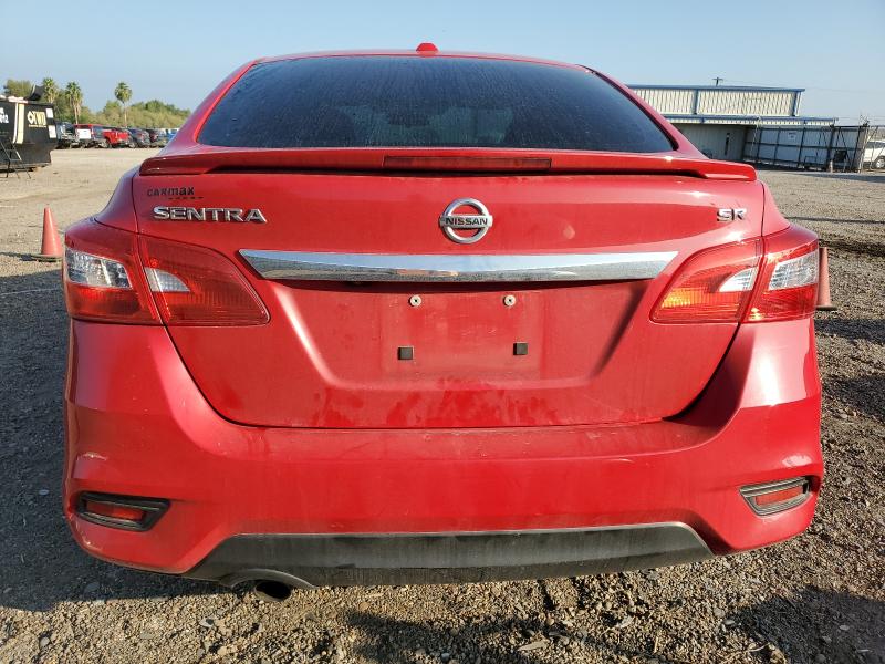 3N1AB7AP4KY299619 - 2019 NISSAN SENTRA S RED photo 6
