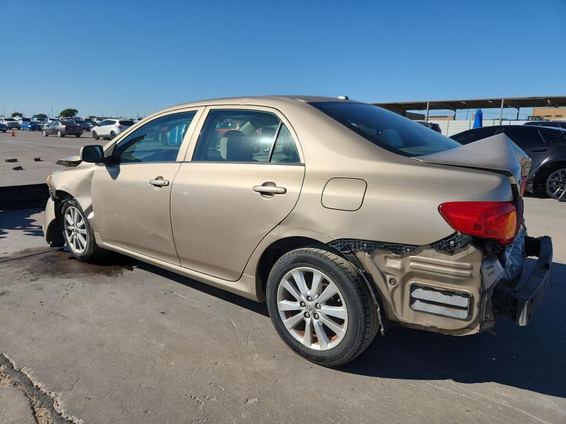 1NXBU40E59Z077979 - 2009 TOYOTA COROLLA BASE Beige Foto 2