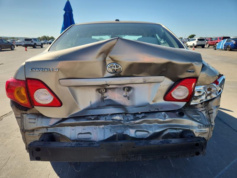 1NXBU40E59Z077979 - 2009 TOYOTA COROLLA BASE Beige Foto 6