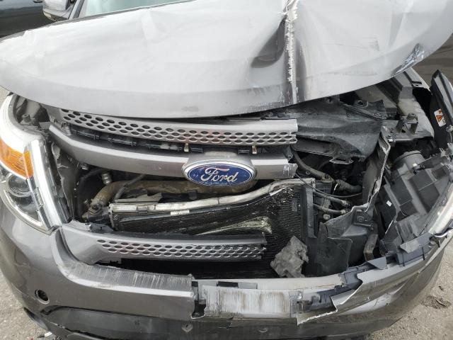1FMHK8F89CGA37029 - 2012 FORD EXPLORER LIMITED GRAY photo 12