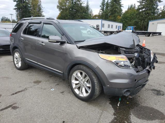 1FMHK8F89CGA37029 - 2012 FORD EXPLORER LIMITED GRAY photo 4