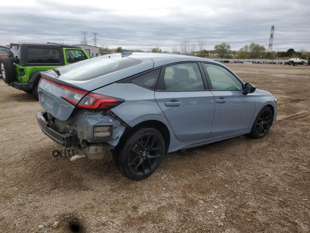 19XFL2H80NE018634 - 2022 HONDA CIVIC SPORT GRAY photo 3